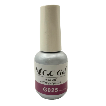 CnC Gel Polish Matching Set – G025 Mauve Petal | 15ml