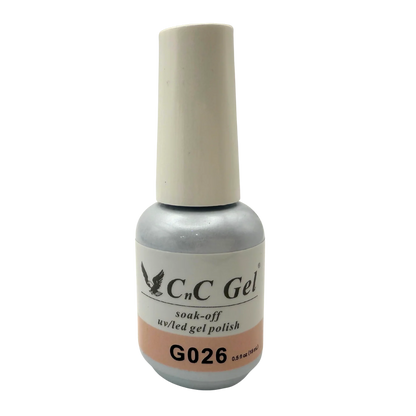 CnC Gel Polish Matching Set – G026 Soft Peach | 15ml