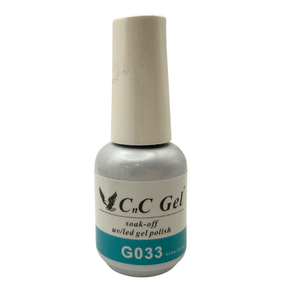 CnC Gel Polish Matching Set – G033 Ocean Teal | 15ml
