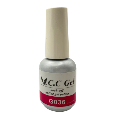 CnC Gel Polish Matching Set – G036 Hot Pink | 15ml