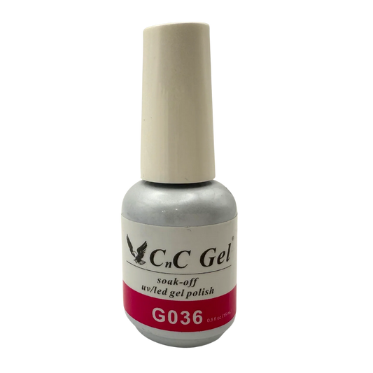 CnC Gel Polish Matching Set – G036 Hot Pink | 15ml