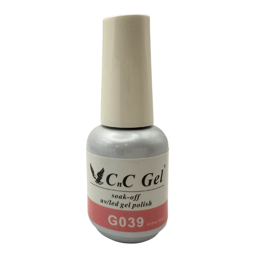 CnC Gel Polish Matching Set – G039 Soft Coral Pink | 15ml