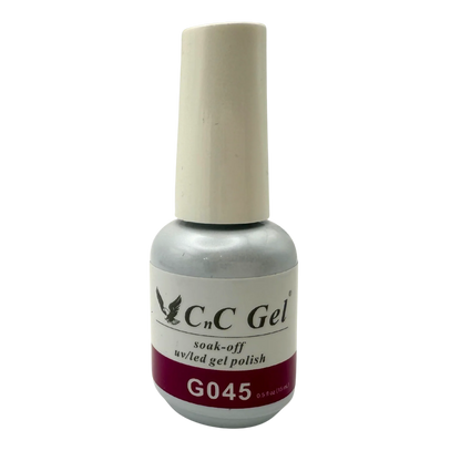 CnC Gel Polish Matching Set – G045 Burgundy Rose | 15ml