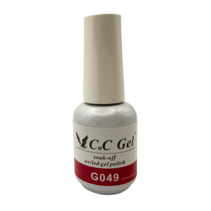 CnC Gel Polish Matching Set – G049 Poppy Red | 15ml