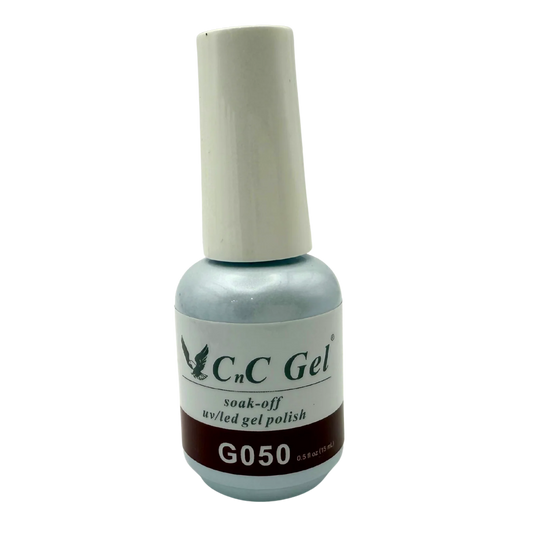 CnC Gel Polish Matching Set – G050 Deep Cocoa | 15ml