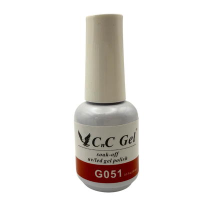 CnC Gel Polish Matching Set – G051 Sunset Coral | 15ml
