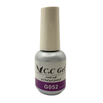 CnC Gel Polish Matching Set – G052 Violet Satin | 15ml