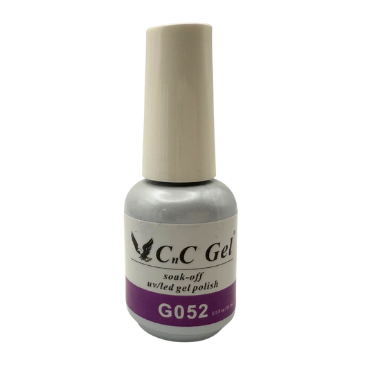 CnC Gel Polish Matching Set – G052 Violet Satin | 15ml