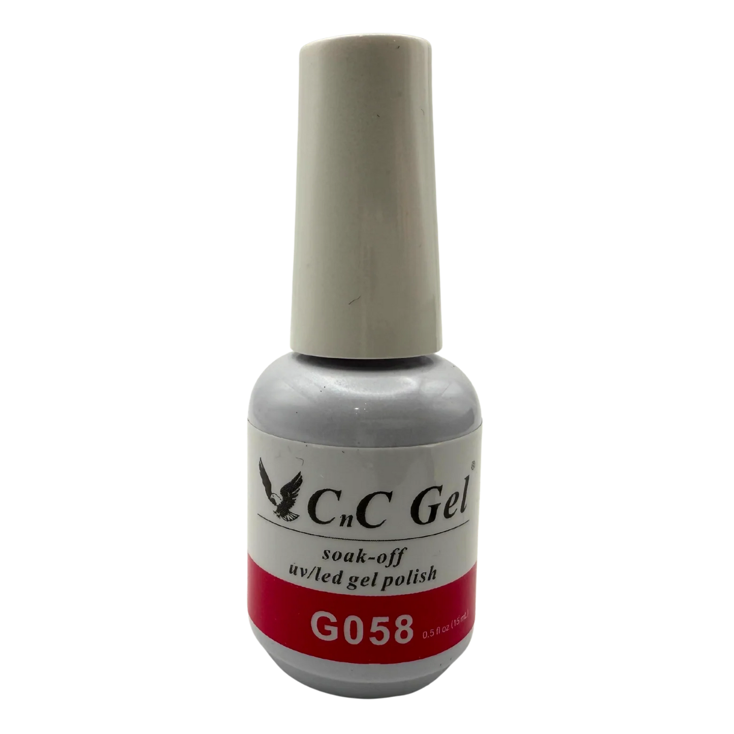 CnC Gel Polish Matching Set– G058 Signal Red | 15ml