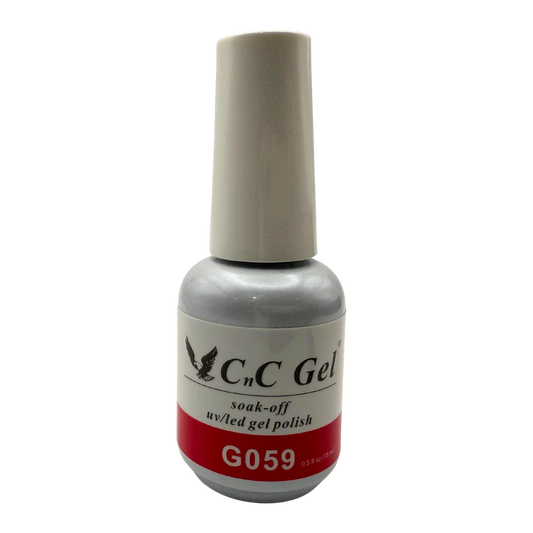 CnC Gel Polish Matching Set – G059 Candy Apple Red | 15ml