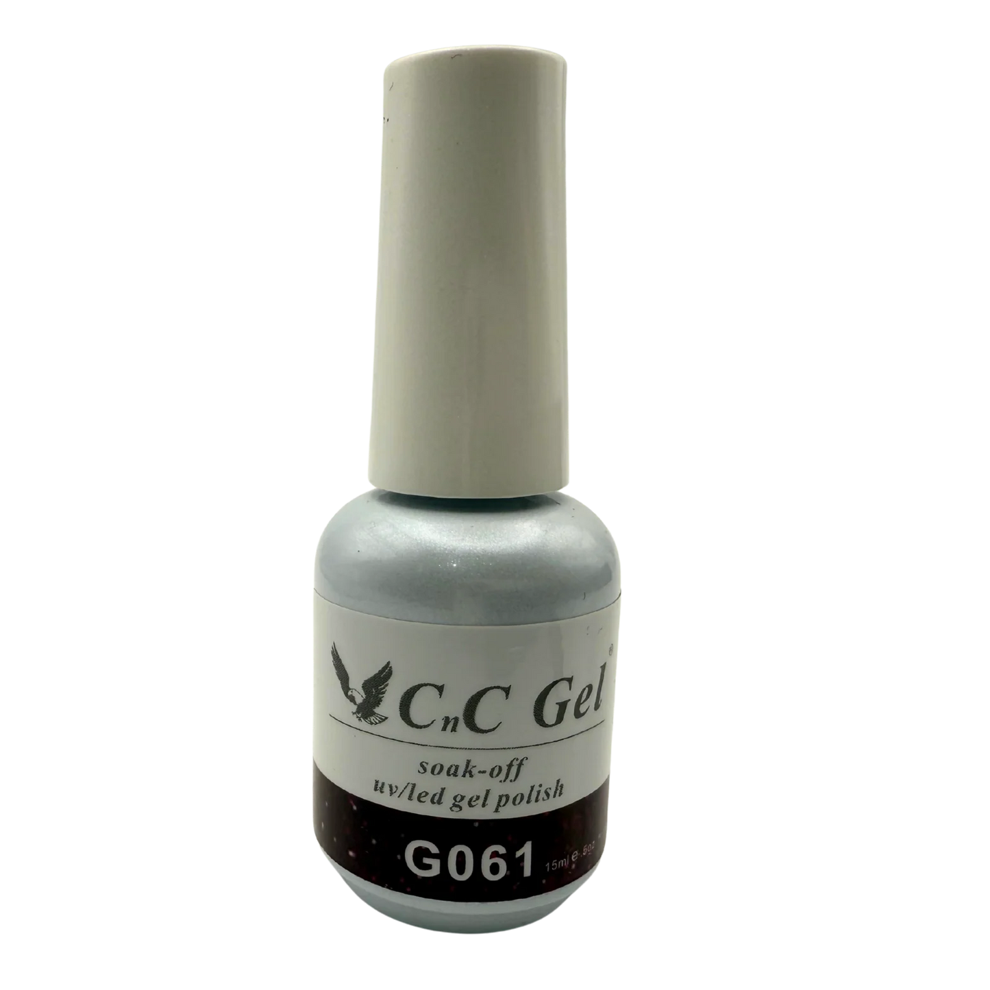 CnC Gel Polish Matching Set – G061 Black Sparkle | 15ml