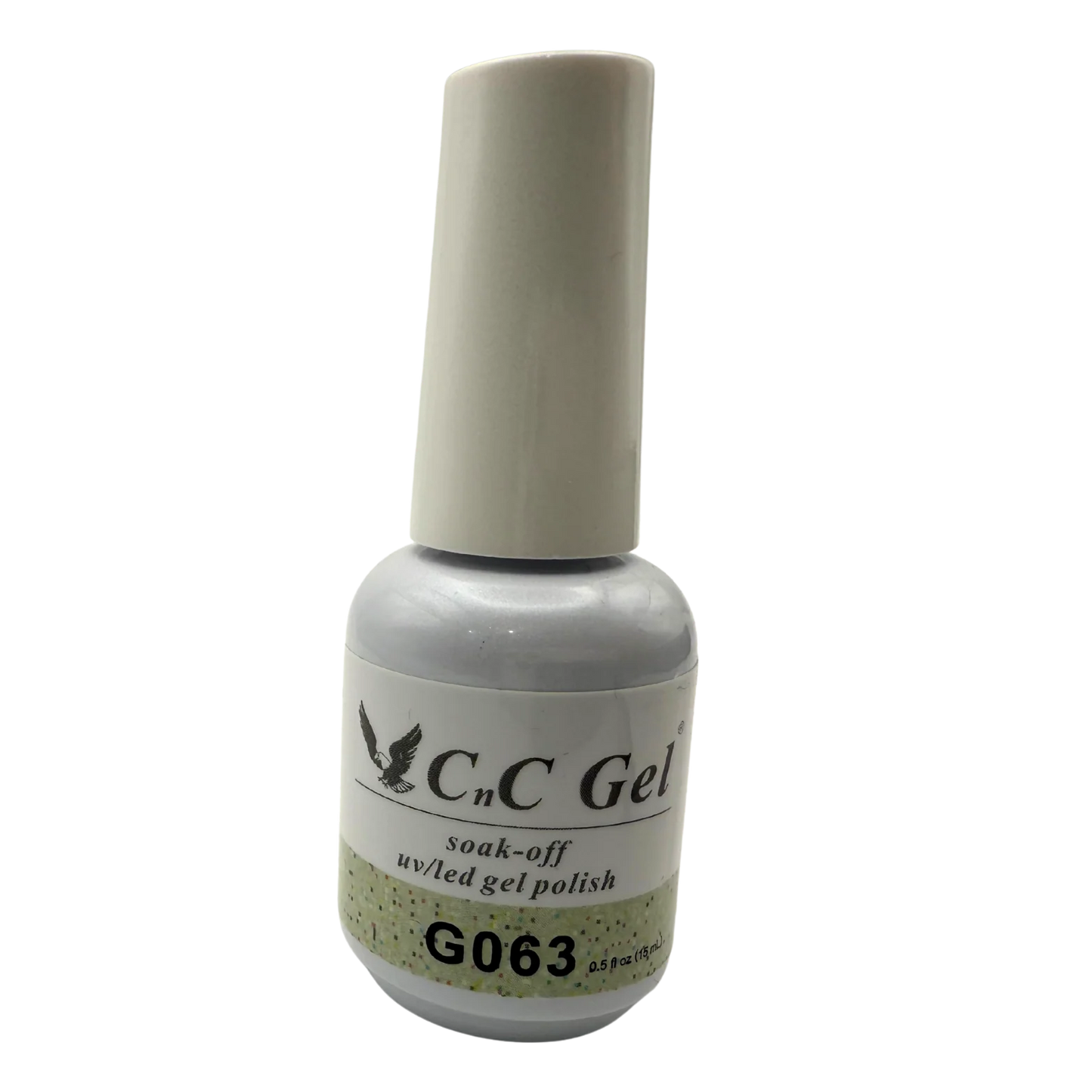 CnC Gel Polish Matching Set – G063 Mint Glitter | 15ml