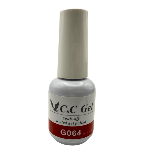 CnC Gel Polish Matching Set – G064 Scarlet Red | 15ml