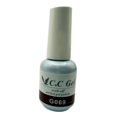 CnC Gel Polish Matching Set – G069 Silver Teal | 15ml