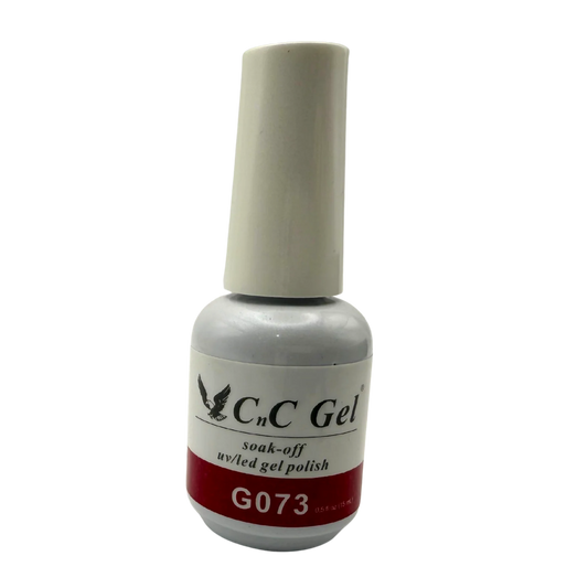CnC Gel Polish Matching Set– G073 Cherry Red | 15ml