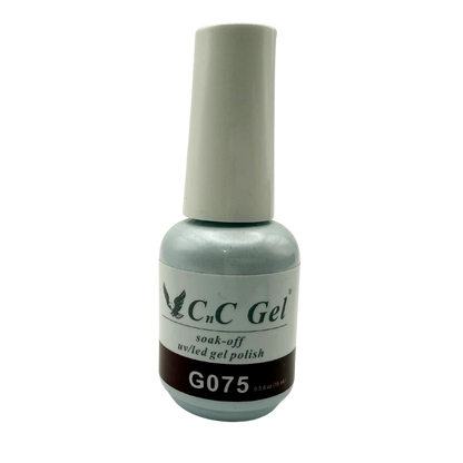 CnC Gel Polish Matching Set – G075 Mocha Brown | 15ml