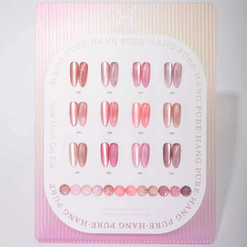Hang Pure Nude Moon Cat Eye Gel #199