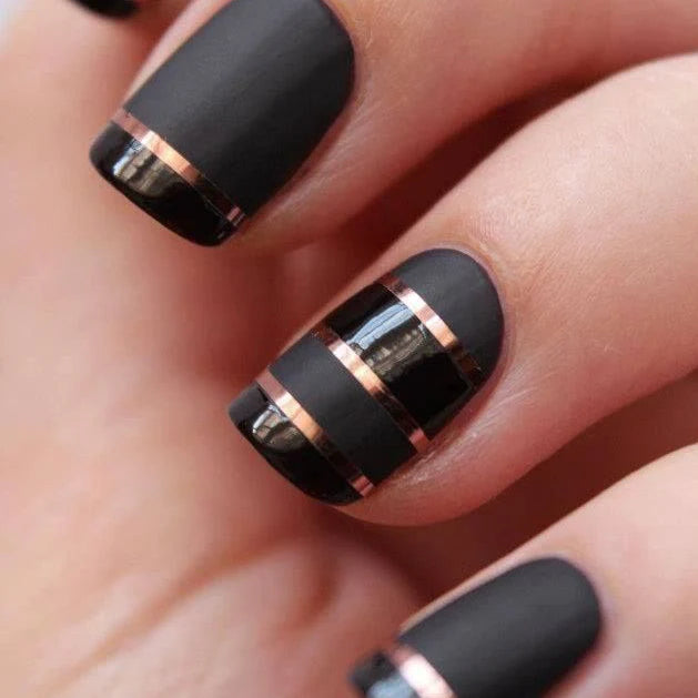 Thin Tinsel Different Color Nail Art Self-Adhesive Pull Line - Decoration Sticker for DIY Nail Tip