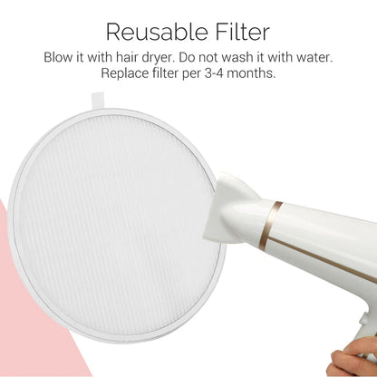Melody Susie-Nail Dust Collector Filter Replacement 2pcs