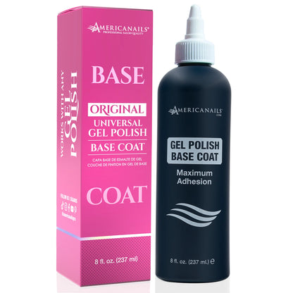 Americanails Original Gel Polish Base Coat Maximum Adhesion Refill 8oz