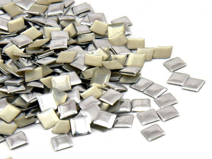 The Design Cart Golden Square Stud Hotfix Rhinestones (130 Grams) for Embellishing Art and Craft Supplies