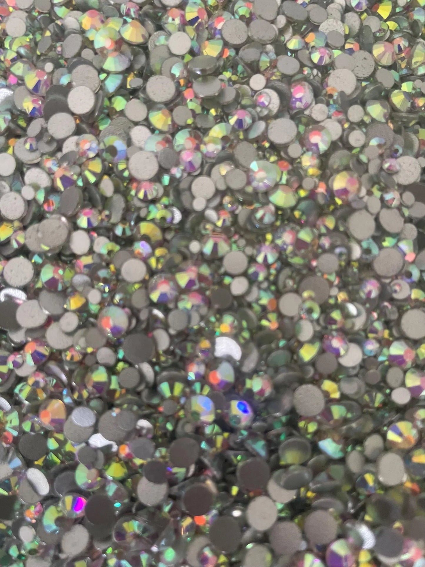 Diamond Rainbow Rhinestone mix sizes of 1440pcs